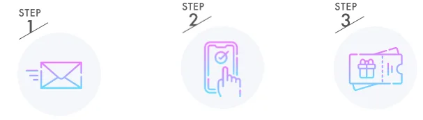 友達紹介機能のSTEP画像