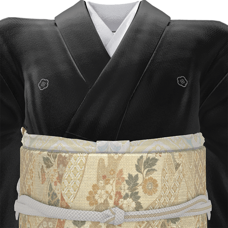 「黒鶴」Kimonowaオリジナル紋のイメージ